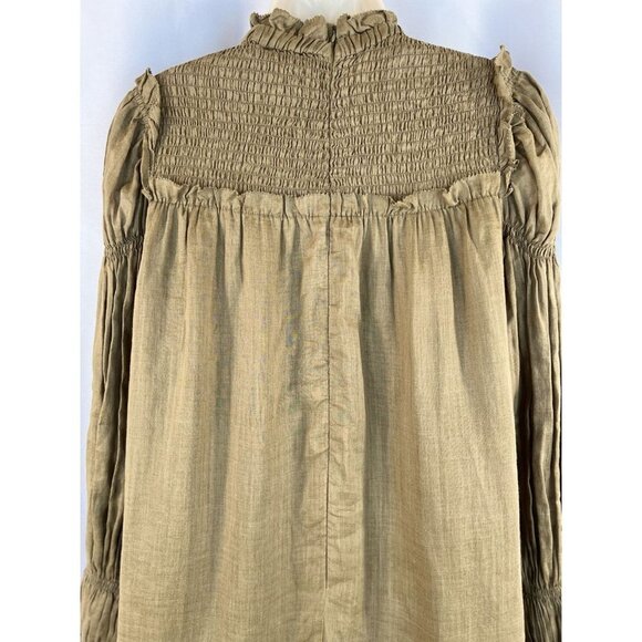 SEA New York Hattie Long Sleeve Boho Dress in Almond originally $365 - Picture 7 of 11